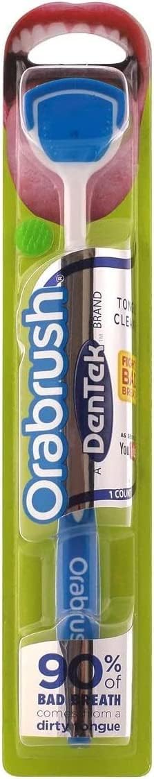 Dentek Orabrush Tongue Cleaner (Colors May Vary) Pack of 2
