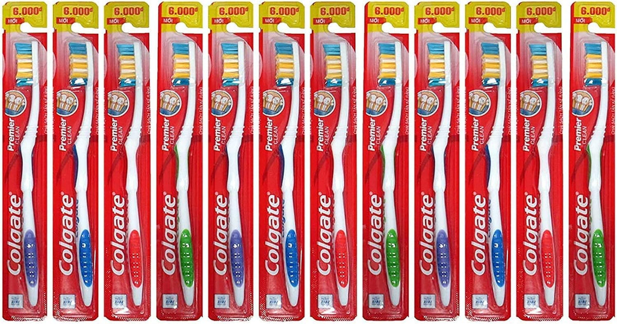 Colgate Toothbrushes Premier Extra Clean(Pack of 12 ),Multicolor,Corded Electric