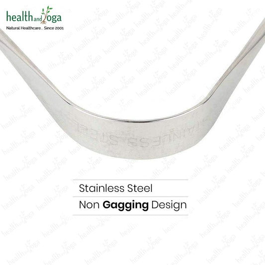 HealthAndYoga™ SteloSwipe Lite Stainless Steel Tongue Cleaners - Disposable Metal Tongue Scrapers Bulk Pack (Pack of 12) - Oral Hygiene Scraper- Prevents Bad breath – Replacement and Gift Pack