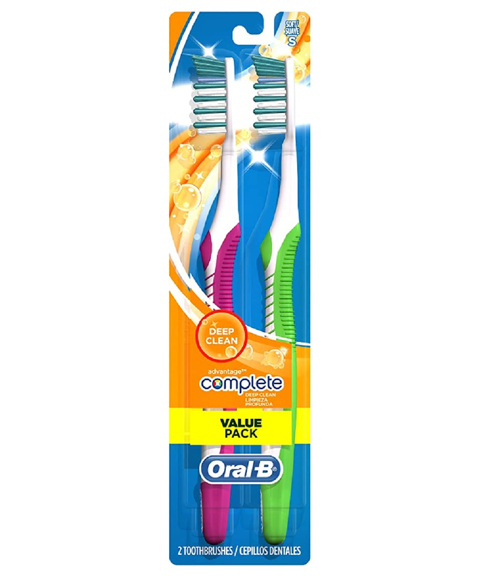 Oral-B Complete Deep Clean Soft Bristles Toothbrush 4 Count