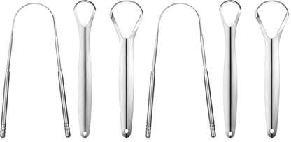 3 PCS Metal Tongue Scraper, Tongue Scrapers for Adults, Stainless Steel Tounge Scrappers, Tounge Scraper, Portable Tongue Scrappers YLYL