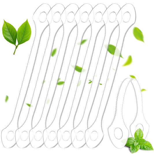 25 Count Disposable Tongue Scraper, Plastic Tongue Cleaner for Adults Kids
