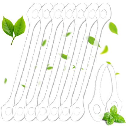 25 Count Disposable Tongue Scraper, Plastic Tongue Cleaner for Adults Kids