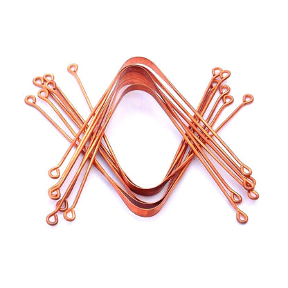 HealthAndYoga™ qSwipe Lite Copper Tongue Cleaners (Pack of 12) – Prevents Bad breath, Improves taste- Flexible, Curved ends provide good grip – Complete Oral Care/Hygiene for Travel/Office/Home