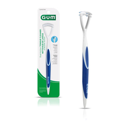 GUM Tongue Cleaner with Tongue Scraper, 1 Count (3 Pack)