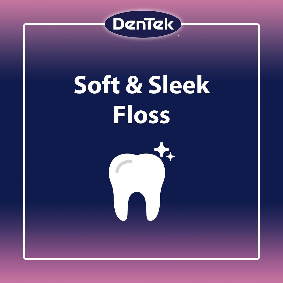 DenTek Comfort Clean Sensitive Gums Floss Picks, Soft & Silky Ribbon, 150 Count, 6 Pack (Blue)