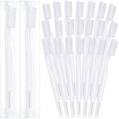Chengu 200 Pcs Individually Wrapped Bulk Toothbrush, Disposable Toothbrush