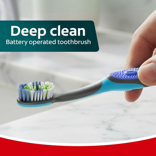 Colgate 360 Advanced Floss Tip Soft Toothbrush, 2 Pack