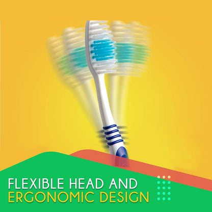 EcoFox Bulk Toothbrushes 25 Pack | Individually Wrapped Travel Toothbrush Set for Adults & Kids | Made with a Medium-Soft Large Brush Head | BPA-Free & Disposable!