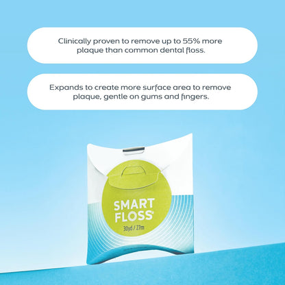 DrTung's Smart Floss - Natural Dental Floss, Cardamom Flavor - Pack of 6