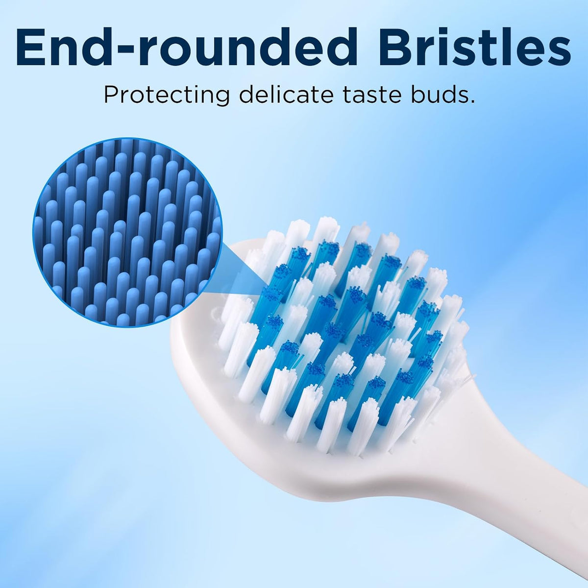 6 Pack Tongue Brush, Tongue Cleaner for Adults & Kids, Tongue Scraper Brush