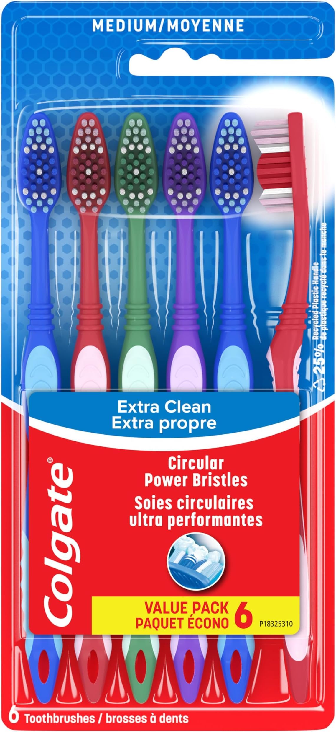 Colgate Extra Clean Soft Toothbrush, 3 Pack