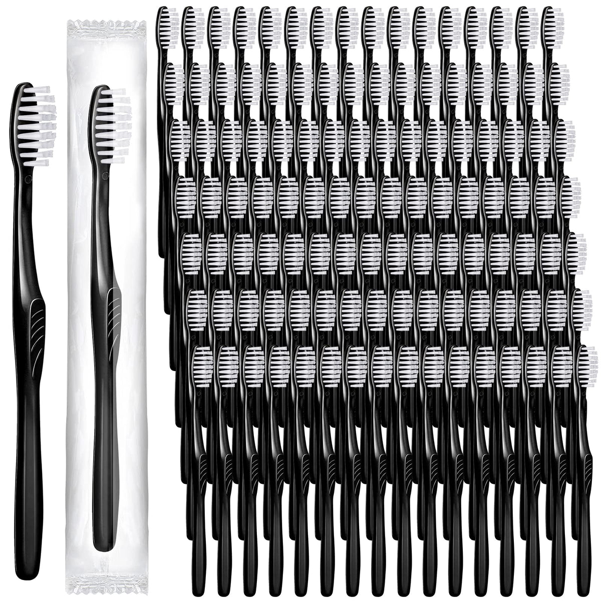 Tessco for you 1000 Pcs Disposable Toothbrushes Bulk Individually, White
