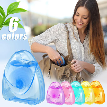 Patelai 100 Boxes Dental Floss Bulk Each 54 Yards/50 M Mint Waxed Mini Travel Size Tooth Floss Picks Pack Individually Wrapped for Adults Homeless Teeth Protection