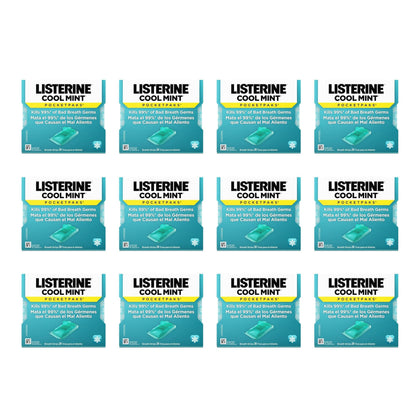 Listerine PocketPaks Breath Strips, Cool Mint, 24-Strip Pack, 3 Pack