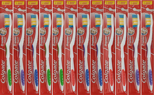 Colgate Toothbrushes Premier Extra Clean(Pack of 12 ),Multicolor,Corded Electric